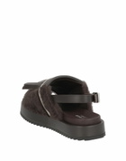 Peserico Womens Sandals Dark in Brown