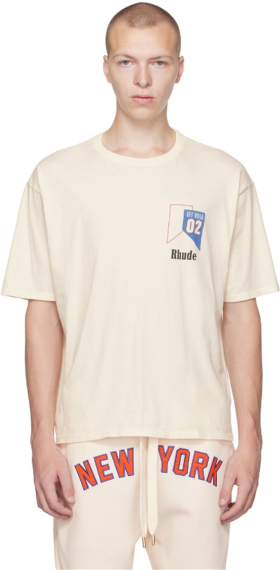 Photo: Rhude SSENSE Exclusive Off-White T-Shirt
