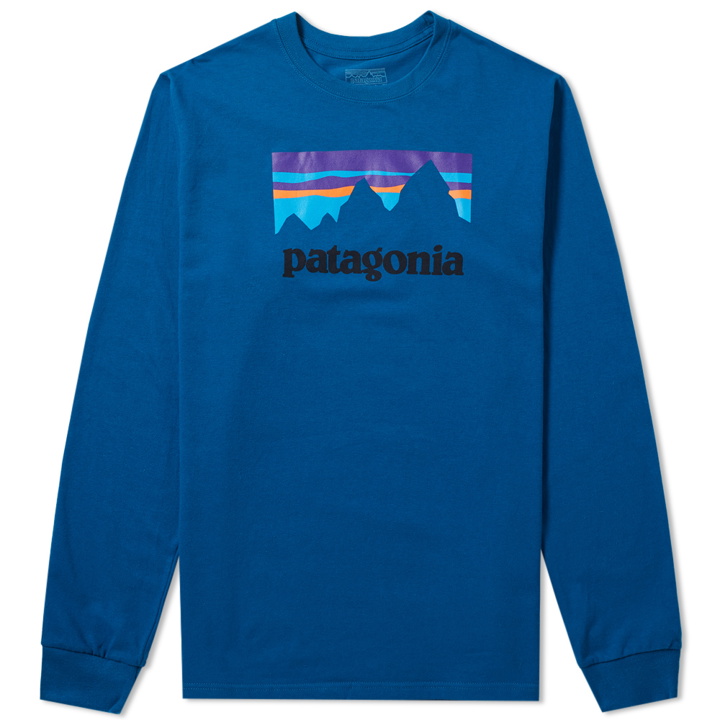 Photo: Patagonia Long Sleeve Shop Sticker Tee
