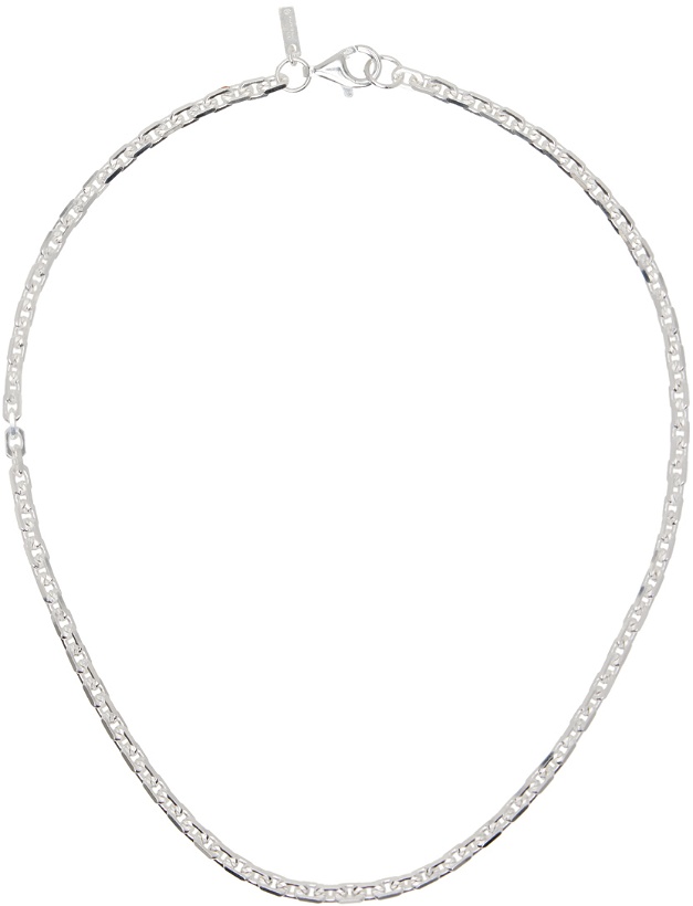 Photo: Hatton Labs Silver Classic Anchor Chain Necklace