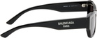 Balenciaga Black Rectangular Sunglasses