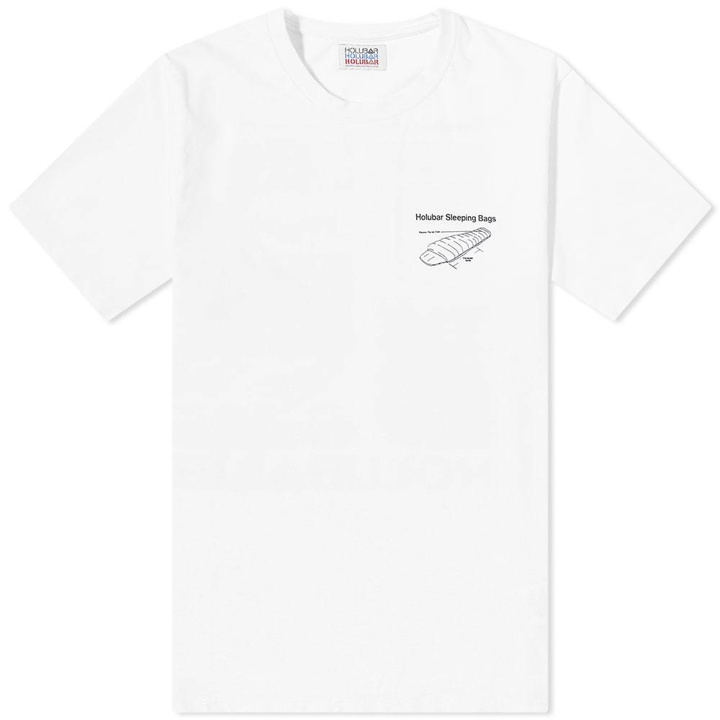 Photo: Holubar Sleeping Bag Logo Back Print Tee