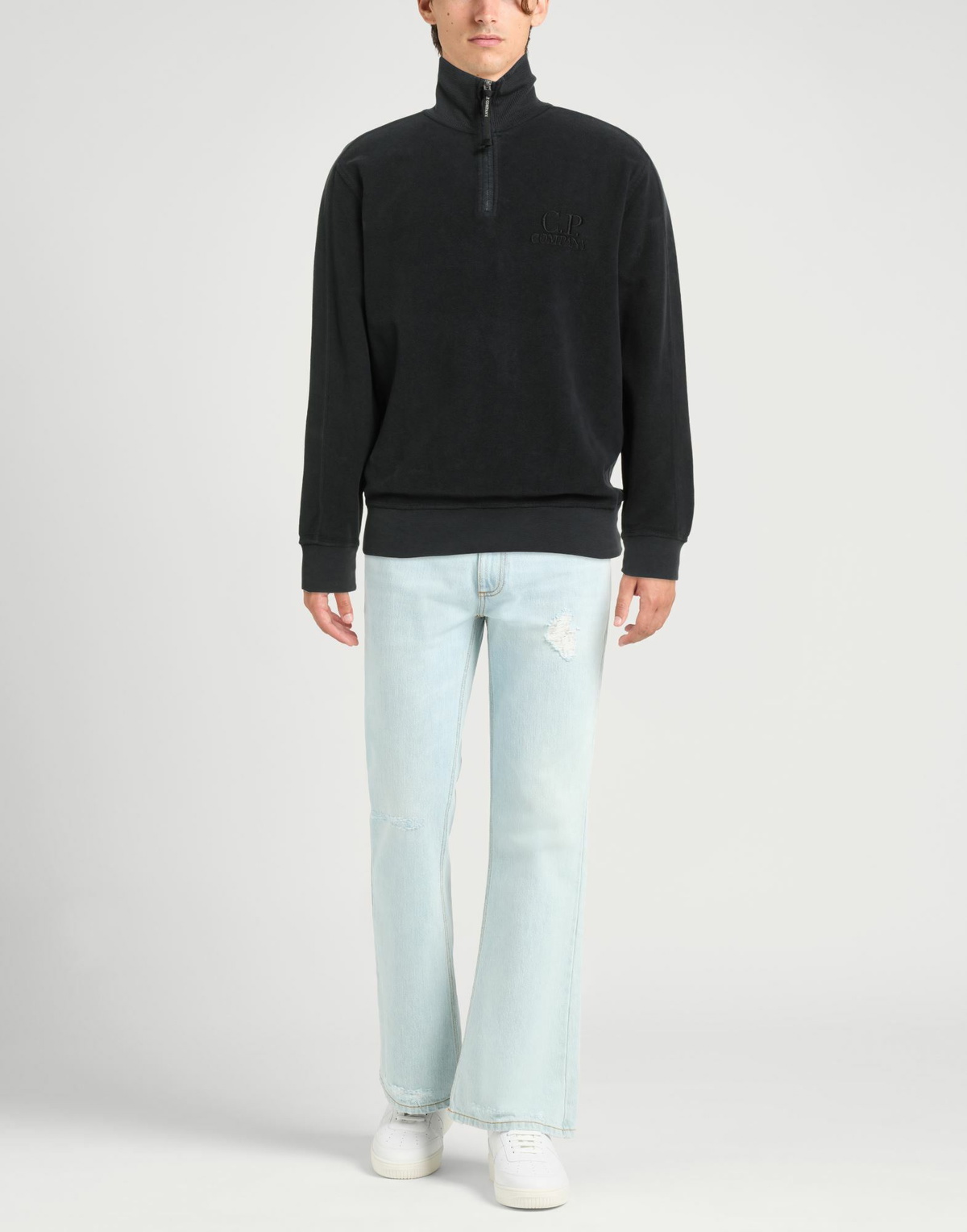 C. p. Company Mens Sweatshirt Charcoal