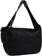 C.P. Company Black Plain Paper Touch Zipped Bag