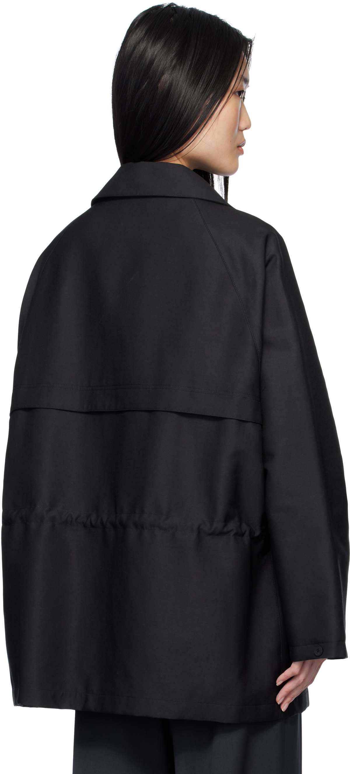 LE17SEPTEMBRE Black Cotton Traveller Jacket