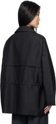 LE17SEPTEMBRE Black Cotton Traveller Jacket