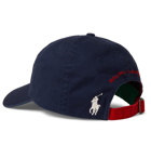 Polo Ralph Lauren - Logo-Embroidered Cotton-Twill Baseball Cap - Blue