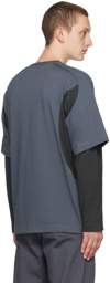 AFFXWRKS Blue & Gray Dual Sleeve Long Sleeve T-Shirt