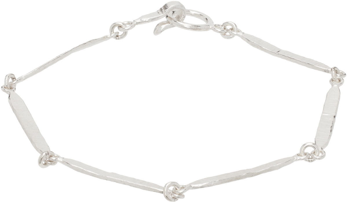 Youth Silver Bar Chain Bracelet