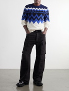 Canada Goose - Eri Intarsia-Knit Wool and Alpaca-Blend Sweater - Blue