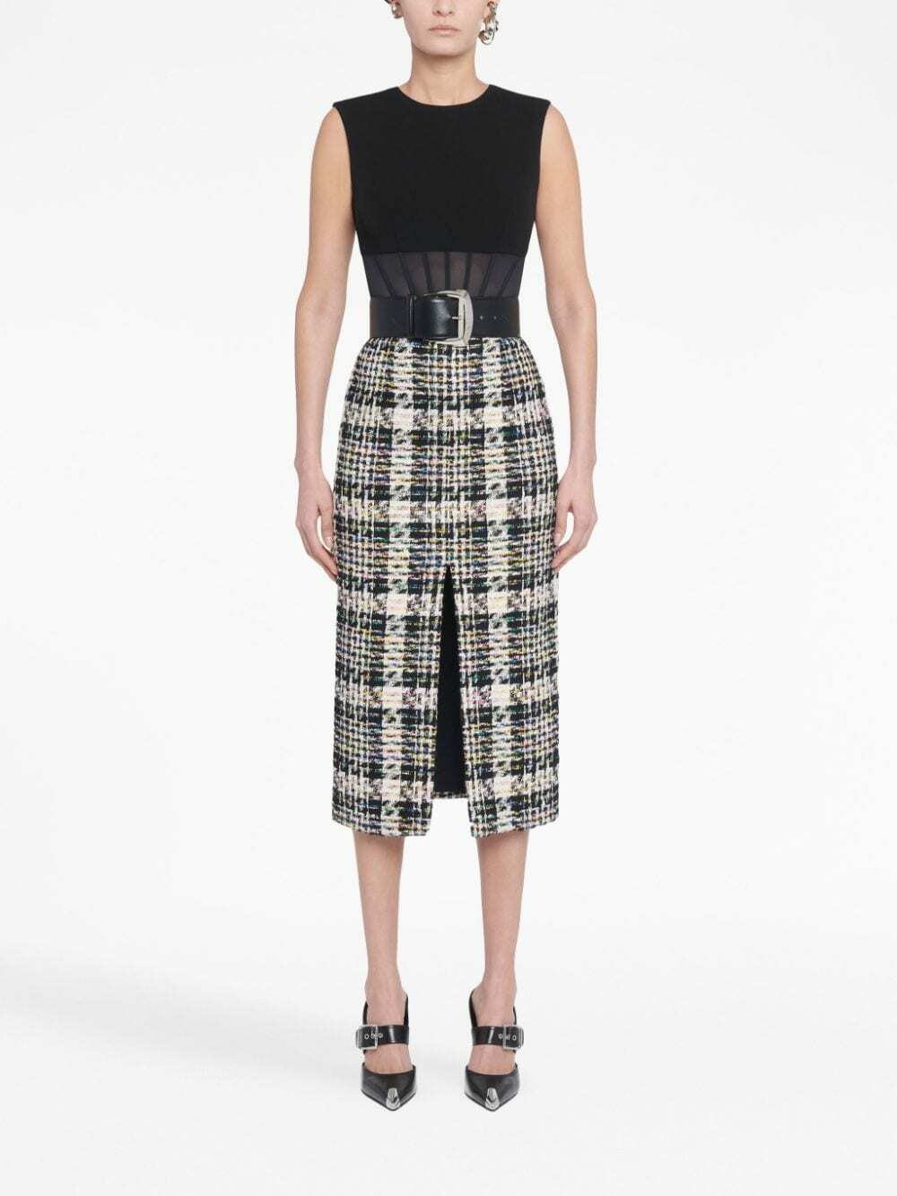 スカート Mcqueen Houndstooth skirt Houndstooth skirt Alexander McQueen - Alexander mcqueen 38