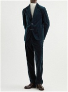 Oliver Spencer - Mansfield Cotton-Velvet Suit Jacket - Blue