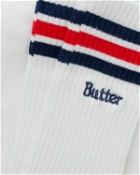 Butter Goods Stripe Socks White - Mens - Socks