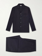 Derek Rose - Paris 17 Cotton-Poplin Pyjama Set - Black