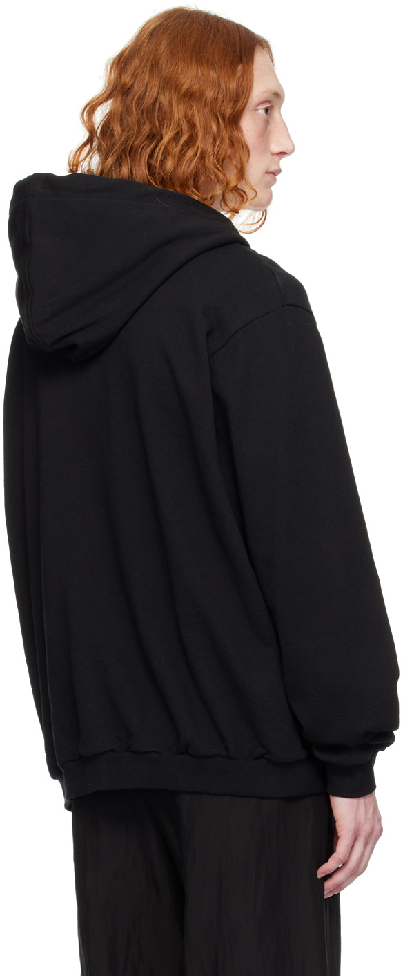 VEIN Black Zip-Up Hoodie