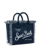MC2 Saint Barth Indigo Cotton Canvas Colette Handbag