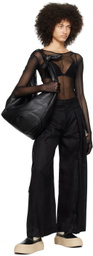 Subtle Le Nguyen Black Pleated Trousers