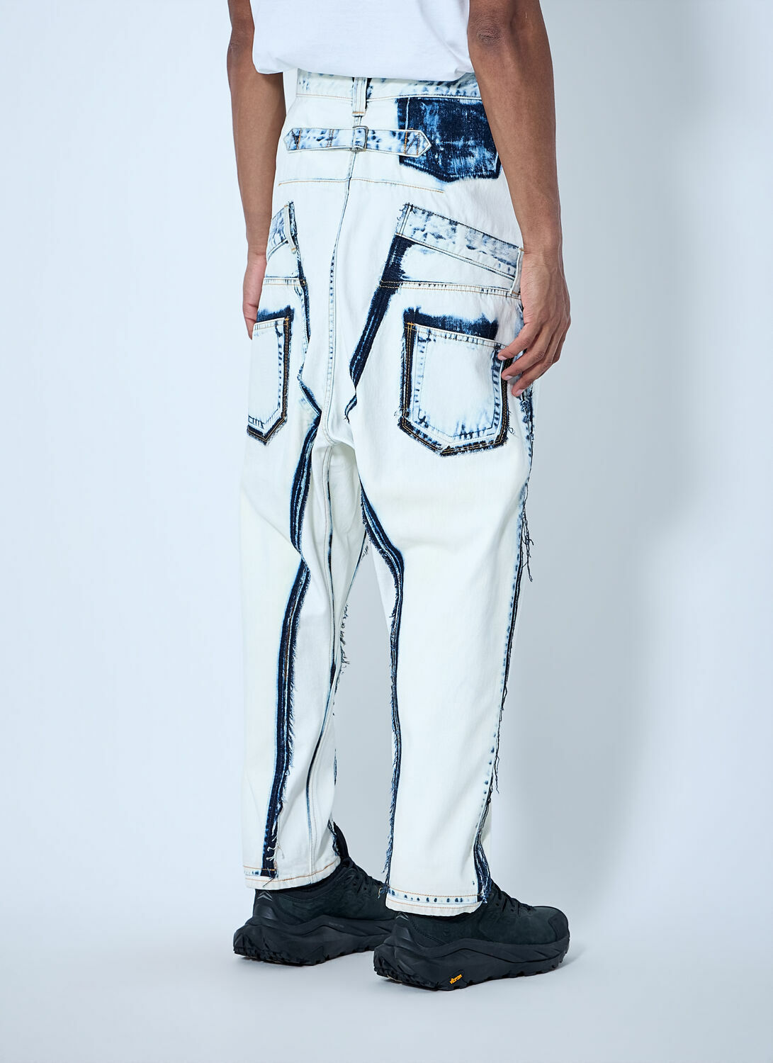 Junya Watanabe Deconstructed Panelled Denim Trousers Junya Watanabe