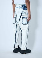 Junya Watanabe Deconstructed Panelled Denim Trousers