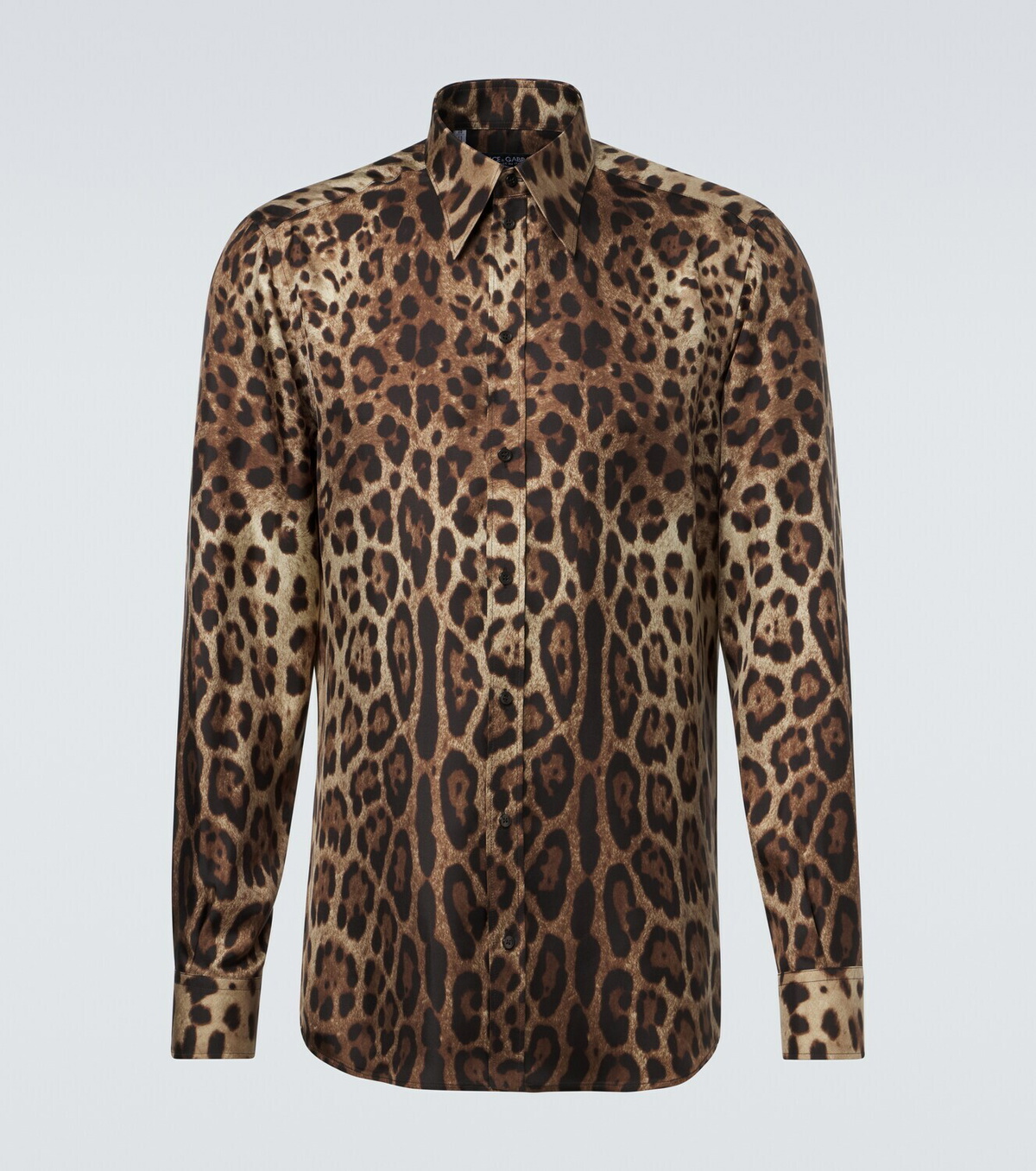 Dolce&Gabbana Leopard-print silk shirt