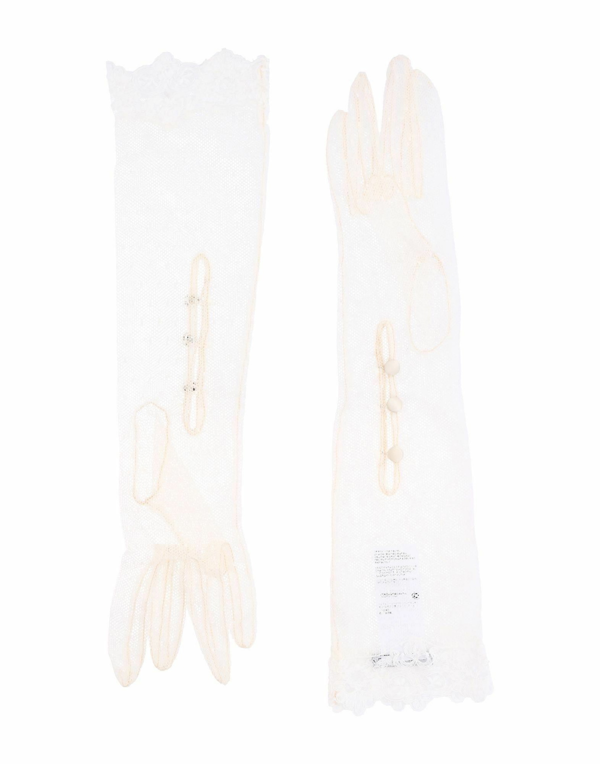 Dolce & gabbana Womens Gloves Ivory