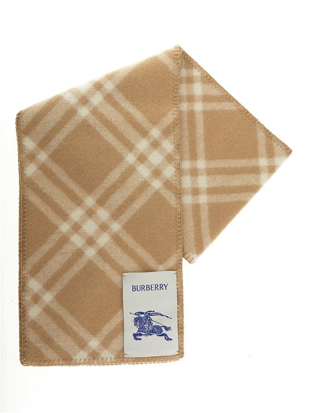 Photo: Burberry Check Wool Scarf