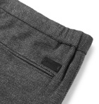 Incotex - Slim-Fit Herringbone Cotton-Blend Trousers - Men - Charcoal