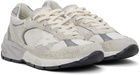 Golden Goose Off-White & Gray Dad-Star Sneakers