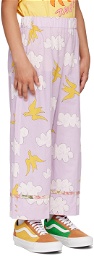 The Animals Observatory Kids Purple Clouds Antelope Pants
