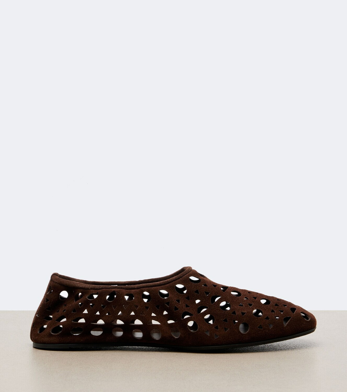 Alaïa Vienne suede slip-on shoes