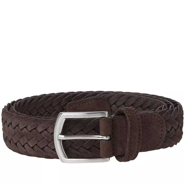 Photo: Anderson's Woven Suede Belt Brown