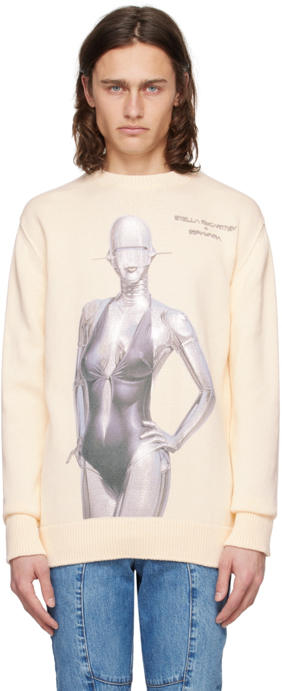 Photo: Stella McCartney Off-White Embroidered Sweater