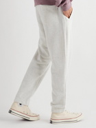 NN07 - Tapered Cotton-Blend Jersey Sweatpants - Gray
