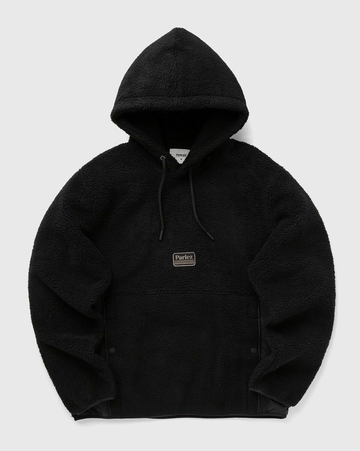 Parlez Carval Hood Black Mens Hoodies Parlez