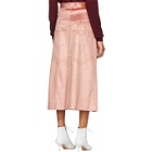 Nina Ricci Pink Velvet Skirt