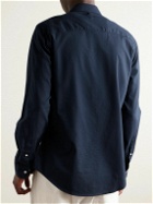 NN07 - Arne 5655 Button-Down Collar Organic Cotton and Modal-Blend Twill Shirt - Blue