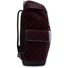 Gucci Navy Wool GG Backpack