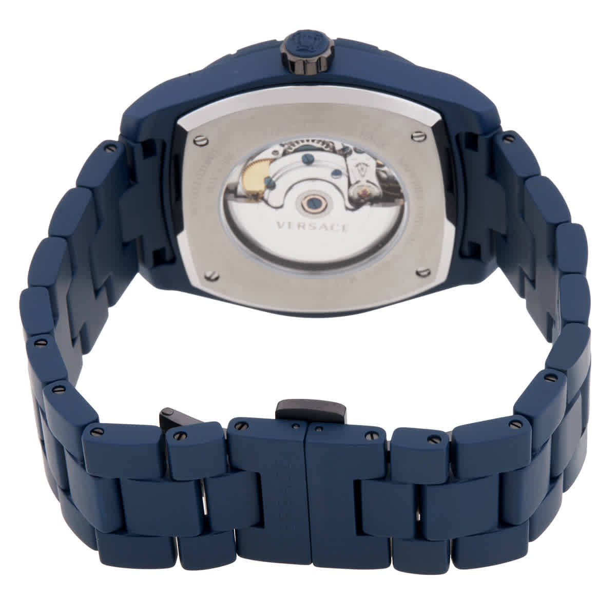 Versace DV One Automatic Blue Dial Mens Watch VE7K00223