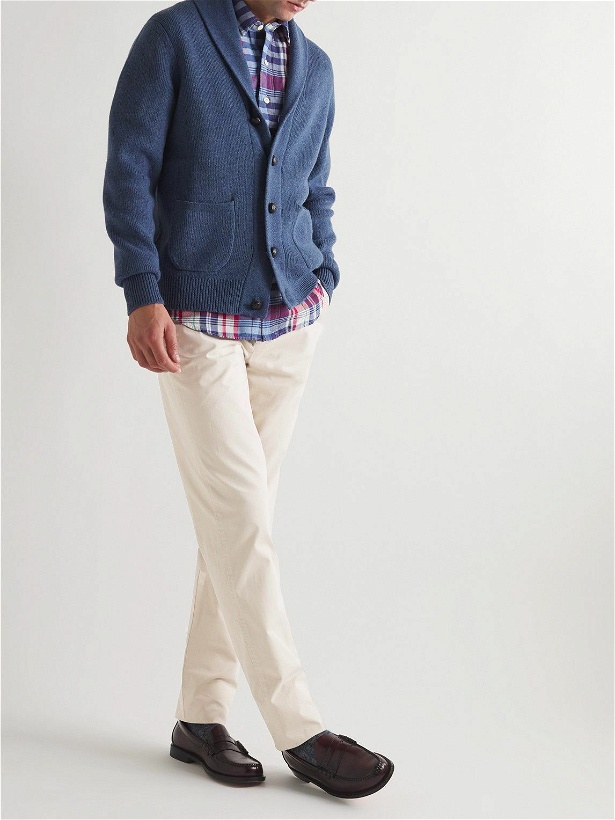 Photo: Sid Mashburn - Slim-Fit Garment-Dyed Cotton-Twill Trousers - Neutrals