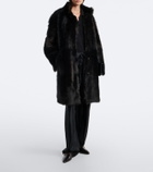 Nour Hammour Blaise shearling coat