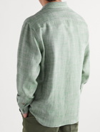 UMIT BENAN B - Herringbone Overshirt - Green