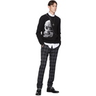 Alexander McQueen Black Knit Skull Sweater