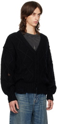 Stolen Girlfriends Club Black Distressed Altered State Cardigan