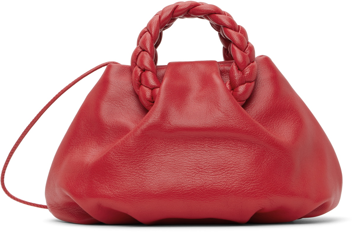 HEREU Red Bombon Supple Shiny Bag HEREU