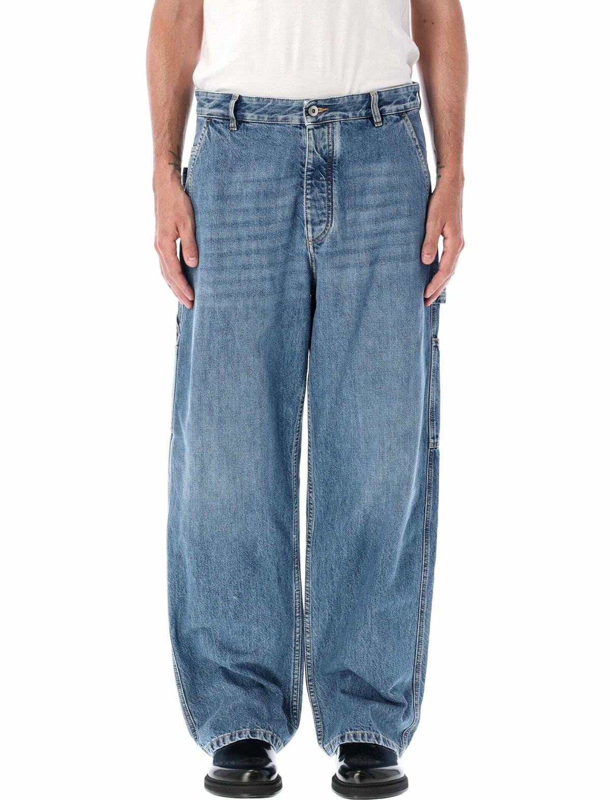 Bottega Veneta Indigo Raw Denim Jeans Bottega Veneta