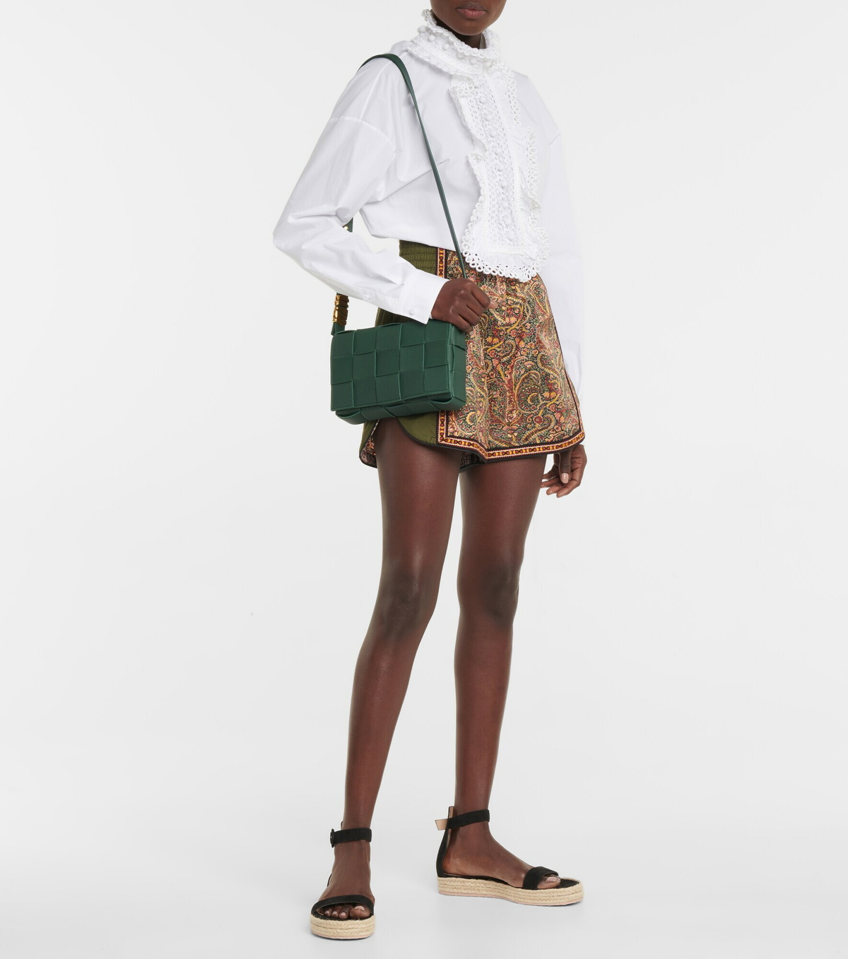 Gianvito Rossi - Suede espadrille sandals