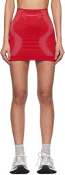 MISBHV SSENSE Exclusive Red Sport Miniskirt