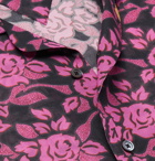 Loewe - Paula's Ibiza Camp-Collar Floral-Print Cotton-Gauze Shirt - Black
