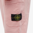 Stone Island Men's Garment Dyed Pocket Jogger in Pink