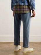 Remi Relief - Straight-Leg Cotton-Jersey Sweatpants - Blue